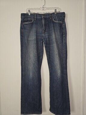Lucky Brand Gene Montesano Jeans Mens 34 Blue Vintage Straight